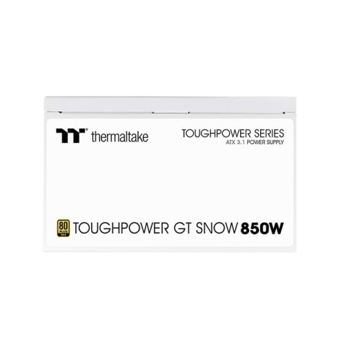 THERMALTAKE 850W 80+ GOLD TOUGHPOWER PS-TPT-0850FNFAGE-W PCIE 5.0 Tam Modüler Power Supply Beyaz