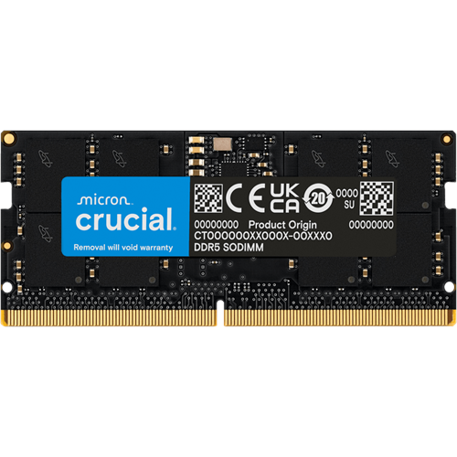 CRUCIAL 32GB DDR5 5600MHZ CL46 NOTEBOOK RAM VALUE CT32G56C46S5-M16D1