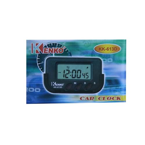 Kenko KK-613D Dijital Araç Saati ( Kronometre)