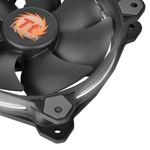 THERMALTAKE Riing CL-F038-PL12WT-A 120mm Beyaz Halka Ledli Titreşimsiz Kasa ve Radyatör Fanı