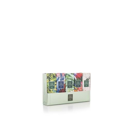 Eyüp Sabri Tuncer Set-3 16ml 5Li Cam Şişe Sprey Kolonya (Ç.Limonu-Amber-B. Mandalina-Okyanus-Tütün)