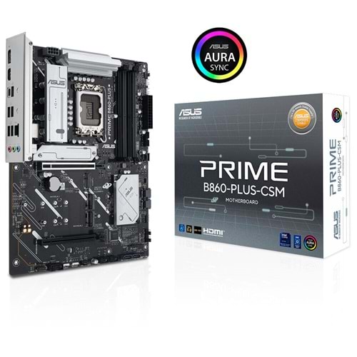 ASUS PRIME B860-PLUS-CSM DDR5 HDMI-DP TYPEC PCIE 5.0 1851p ATX
