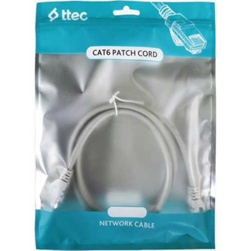 TTEC 0.2metre CAT6 Utp KBL-PTCH-20CMG Gri Patch Kablo