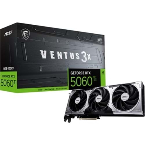 MSI 16GB RTX5060TI VENTUS 3X OC GDDR7 128bit HDMI DP PCIe 5.0