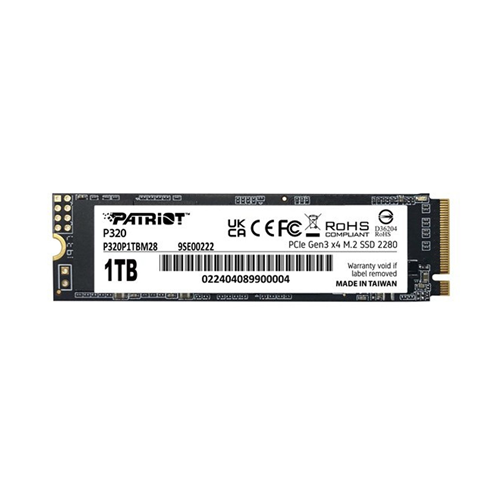 PATRIOT 1TB P320 P320P1TBM28 3000- 2200MB/s M2 NVME GEN3 Disk