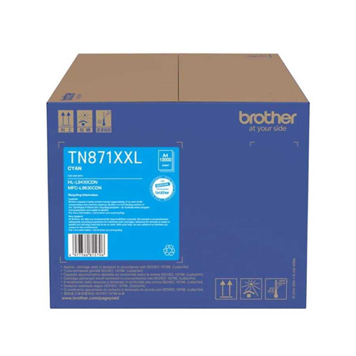 BROTHER TN-871C Mavi (Cyan) Yüksek Kapasiteli Toner Kartuşu