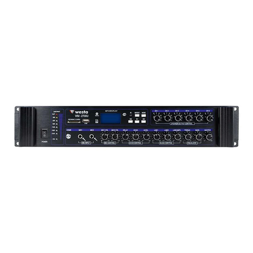 WESTA WM-2700U 6 Bölgeli 700W 100V Mikser Amfi 