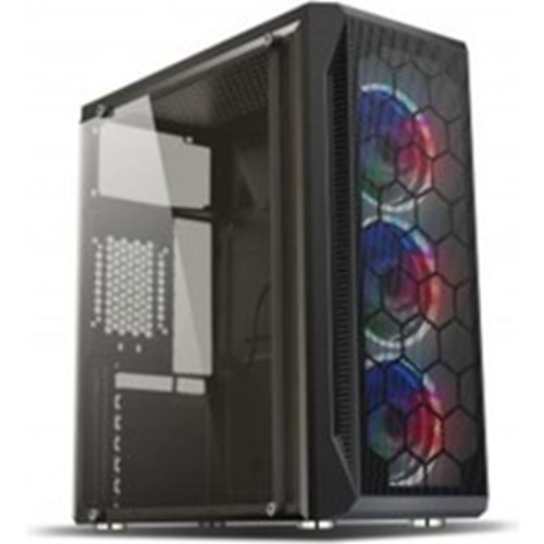 VENTO 350W VS119S Standart Micro ATX PC Kasası Siyah