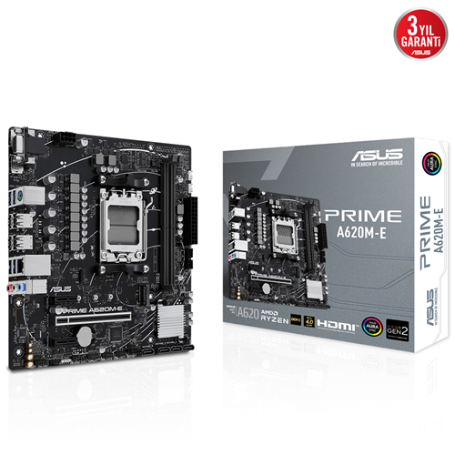 ASUS PRIME A620M-E DDR5 HDMI PCIE 4.0 AM5 mATX