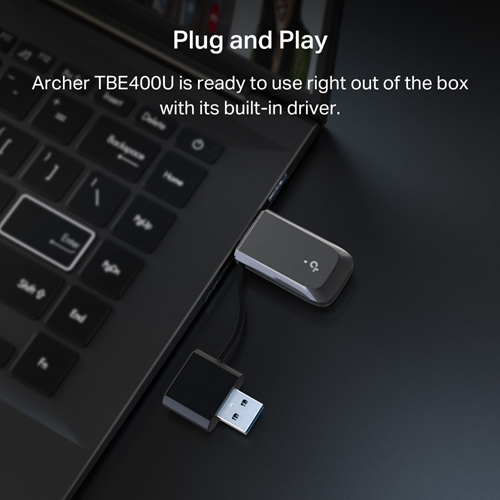 TP-LINK ARCHER TBE400U WIFI7 BE6500 Üç Bant Usb Kablosuz Ağ Adaptörü