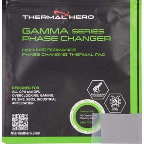 Thermal Hero NEO Gamma 40x40x0.2mm Yüksek Performanslı Faz Değiştiren Termal Pad (Phase Change Material - PCM)