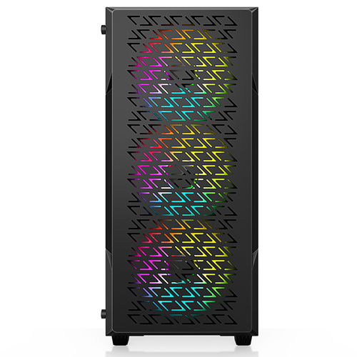 POWERBOOST 650W 80+ BRONZE PB-P801AB 4-RGB Fanlı Gaming Mid-Tower PC Kasası