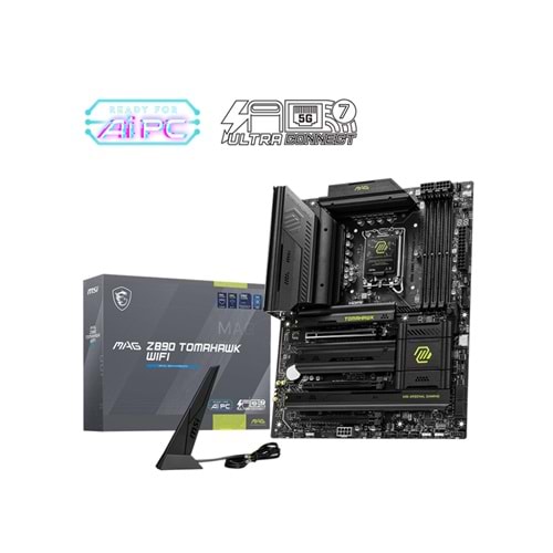 MSI MAG Z890 TOMAHAWK WIFI7 DDR5 HDMI-DP TYPEC PCIE 5.0 1851p ATX