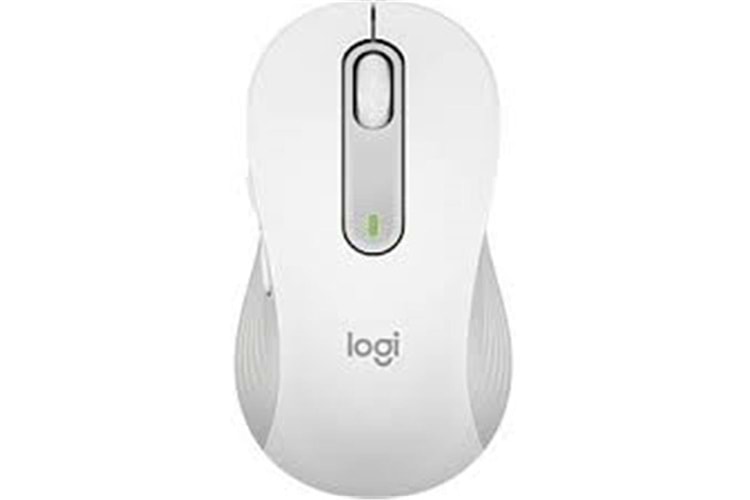 Logitech 910-006238 M650 L Signature Kablosuz Beyaz El Tam Boyutlu Mouse