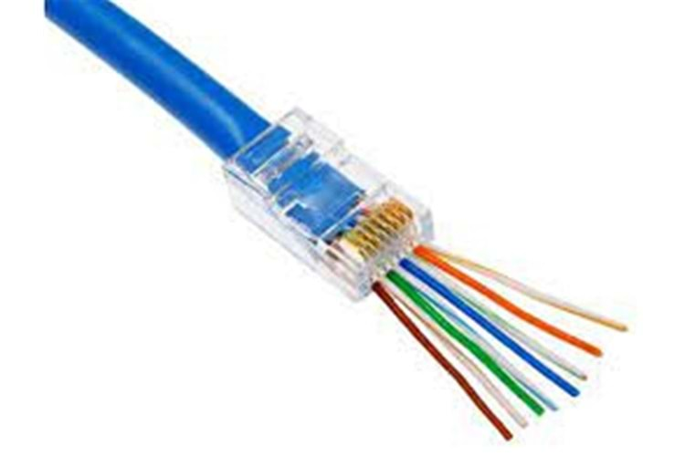 Nova RJ45 Cat6 Açık Uçlu 100lü Paket Konnektör Delikli