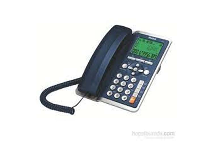 Multitek MC 130 Lacivert Ekranlı Arayan Numara Gösteren Masa Üstü Telefon