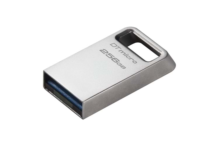 Kingston DTMC3G2-256GB DataTraveler Micro 200MB-s Metal USB 3.2 Gen 1 Flash Bellek