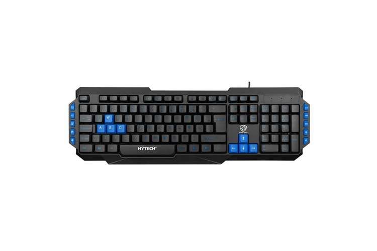 Hytech HYK-46 GAMY Siyah USB Mavi Tuşlu Q Gaming Oyuncu Klavyesi