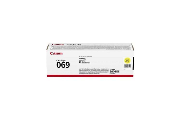 Canon CRG-069 Y Yellow Sarı Toner MF754-752-673