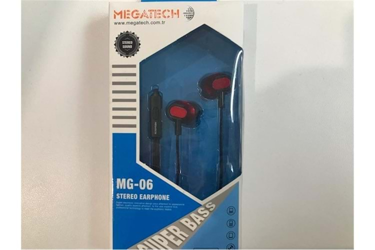 Megatech MG-06 Kırmızı Mikrofonlu Kulaklık