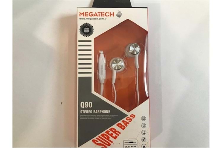 Megatech QG-90 Beyaz Mikrofonlu Kulaklık Mıknatıslı 