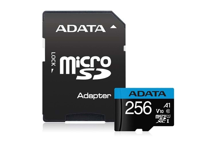 Adata 256GB Premier microSDXC Card with Adapter UHS-I Class10 V10 Hafıza Kartı