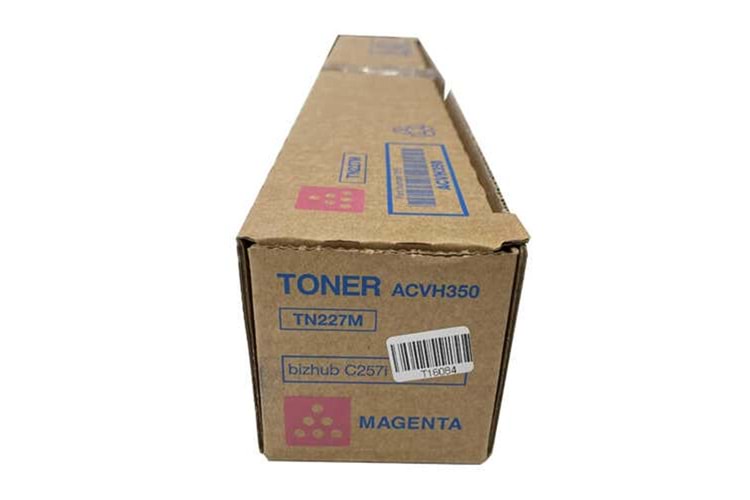 Konica Minolta TN-227M Magenta Kırmızı Orjinal Fotokopi Toneri Bizhup C257i 24.000 Sayfa
