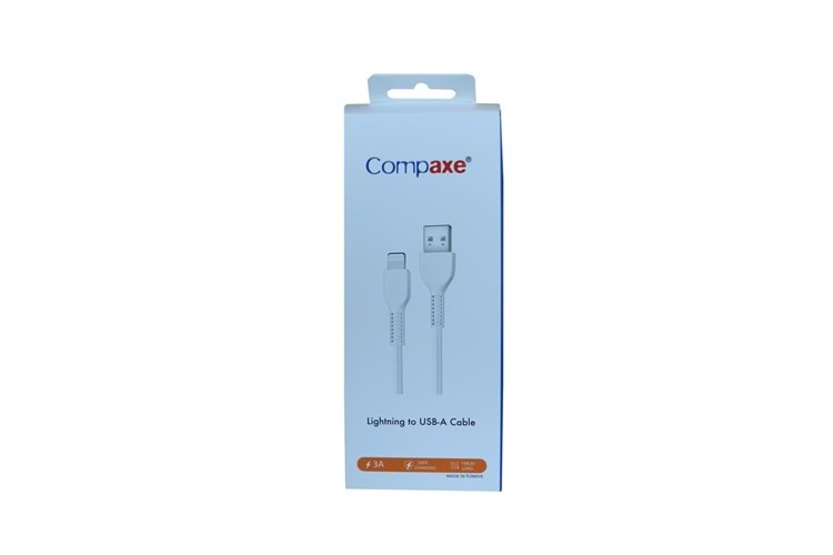 Compaxe CTK-BLU Usb 3.0 1mt 3A Lightning Şarj Kablosu