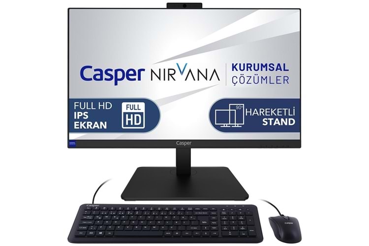 Casper Nirvana One A70.1235-BV00X-V i5 1235U 16GB 500GB M2 SSD Dos 23.8