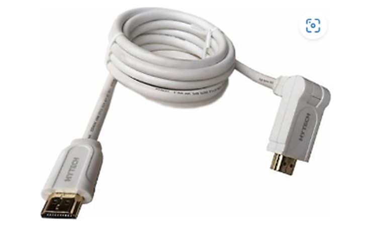 Hytech HY-W245 Siyah 2 mt Altın Uçlu HDMI Kablo( L Giriş)