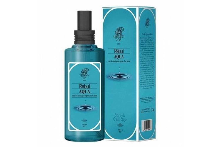 Rebul Aqua 125 ml Pet Spreyli Kolonya