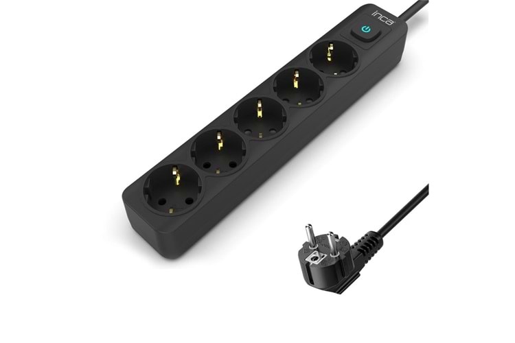 INCA IPW-44SY3 4lüi Akım Korumalı 3M Siyah Yeşil