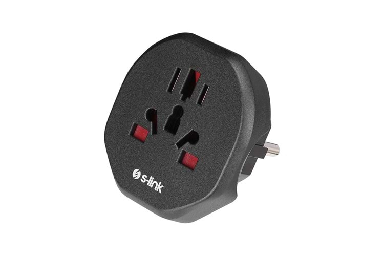 S-link SL-WL09 Universal - Türk Çevirici Çevirici Priz Adaptör