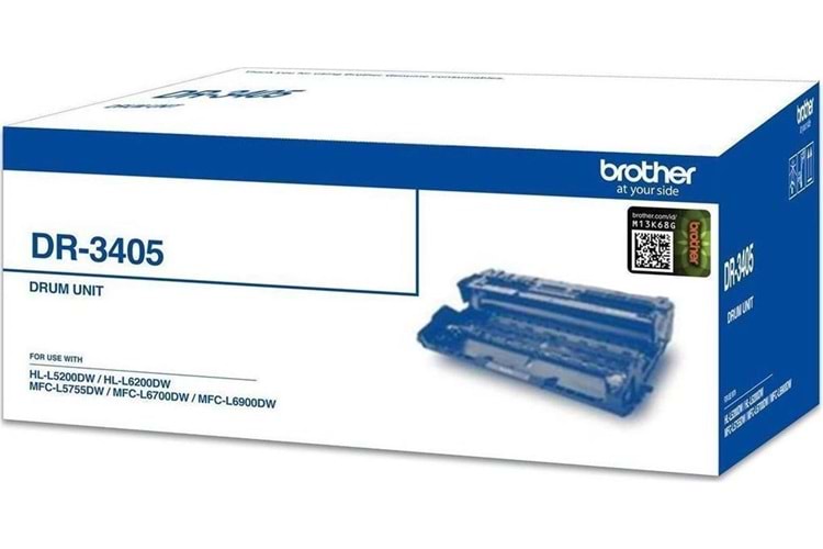 Brother DR-3405 HL-5000-5200-6200-6400 MFC-5700-5755-5900-6700-6900 50.000 Sayfa Drum