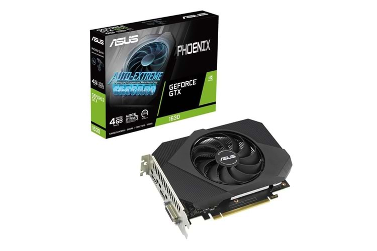 Asus Geforce GTX1630 Ph-Gtx1630-4G 4Gb Gddr6 64Bit 1815Mhz Oc Dvı Hdmı Dp Ekran Kartı