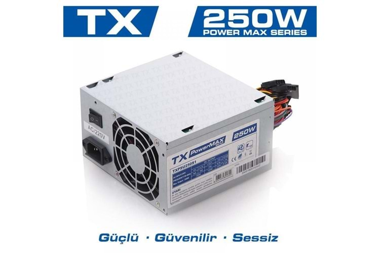 TX PowerMAX TXPSU300S1 300W 2xSATA, 2xIDE Bilgisayar Güç Kaynağı