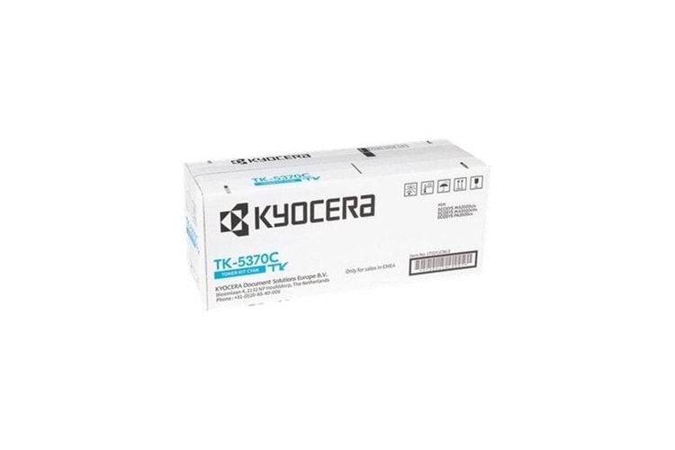 Kyocera TK-5370C Cyan Mavi Orjinal Fotokopi Toneri Ecosys MA3500cix - MA3500cifx 5.000 Sayfa