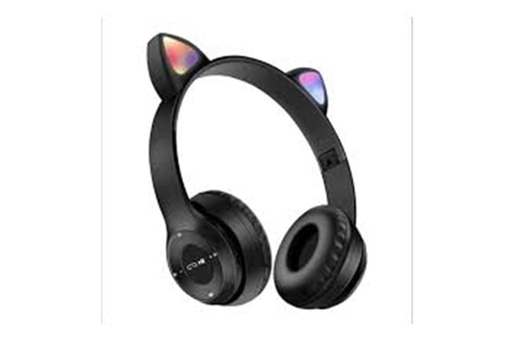P47M Bluetooth 5.0 Kulak Üstü Kulaklık siyah