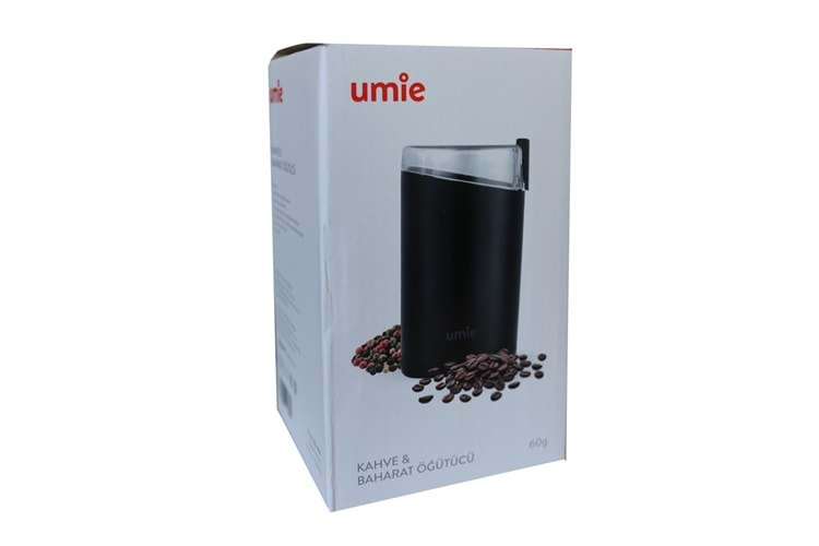 UMIE KB-U50 60G kapasiteli Siyah 140W Kahve ve Baharat Öğütücü