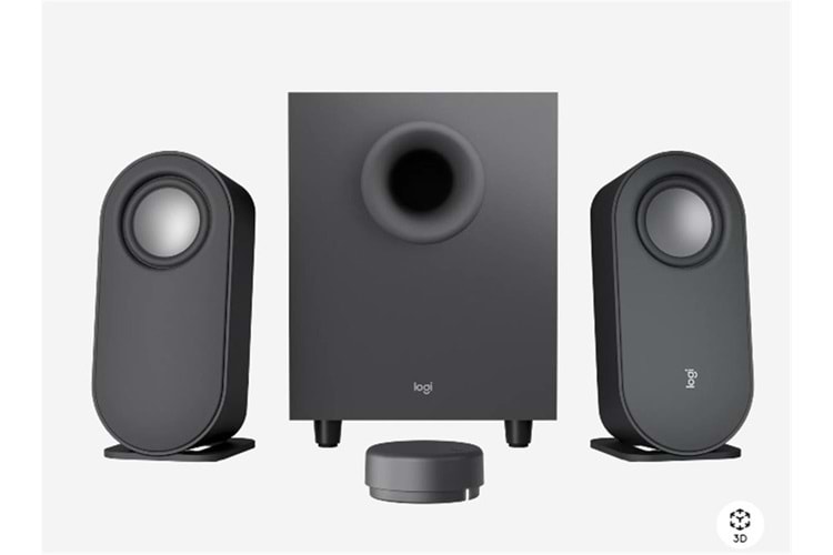 Logitech 980-001348 Z407 80W Subwoofer 2.1 Kablolosuz Bluetooth Bilgisayar Hoparlörü