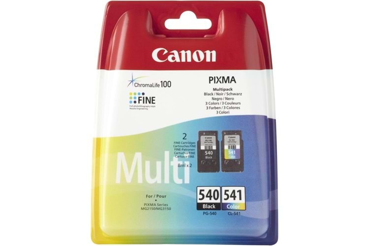 Canon PG-540 CL-541 Photo Value Multipack 2'li Mürekkep Kartuş