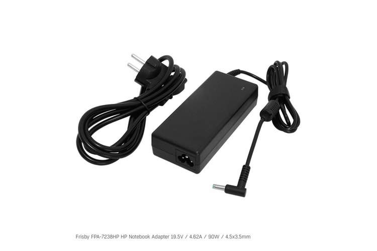 Frisby FPA-7238HP Notebook Adaptör (HP) 19.5V 4.62A (Uç Boyutu : 4.5 x 3.5mm )