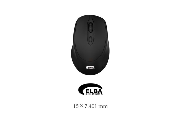 Elba B535 Siyah 2.4Ghz 4D Kablosuz Mouse