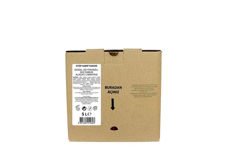 Eyüp Sabri Tuncer Zeytinyağlı Sıvı Sabun Japon Kirazı Çiçeği 5lt Bag In Box Endüstriyel