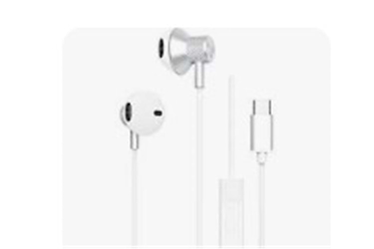 S-link SL-TPK05 TypeC Telefon Uyumlu Metal Beyaz Kulak İçi Mikrofonlu Kulaklık