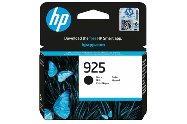 HP 925 Black Siyah Kartuş 4K0V9PE