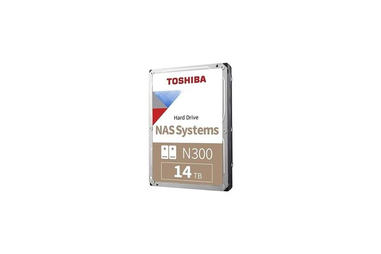 Toshiba 14TB N300 7200RPM 256MB 7-24 HDWG21EUZSVA Nas Harddisk