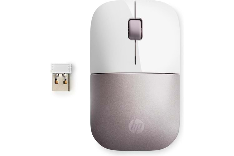 HP Z3700 4VY82AA Slim Beyaz-Pembe Wireless Optik Mouse 2.4Ghz 1200Dpı