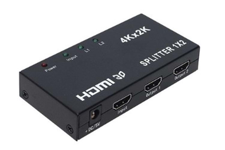 Nova NVC-HDSQP2 4K HDMI 1-2 Splitter 1 Giriş 2 Çıkış 