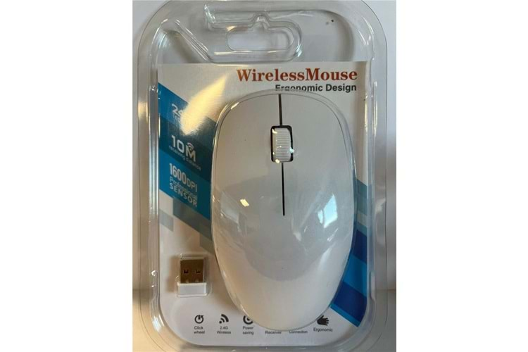 Elba G-212 Beyaz 2.4Ghz Kablosuz Mouse